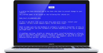 bluescreen laptop error